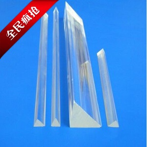 亚克力等腰三角条 有机玻璃条棒 压克力装饰 透明加固条 4*4*5mm