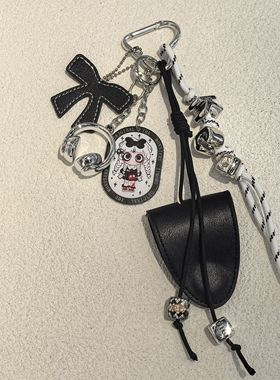 原创设计磁吸眼镜夹包挂甜美女外出便携重工挂绳墨镜夹挂链配饰