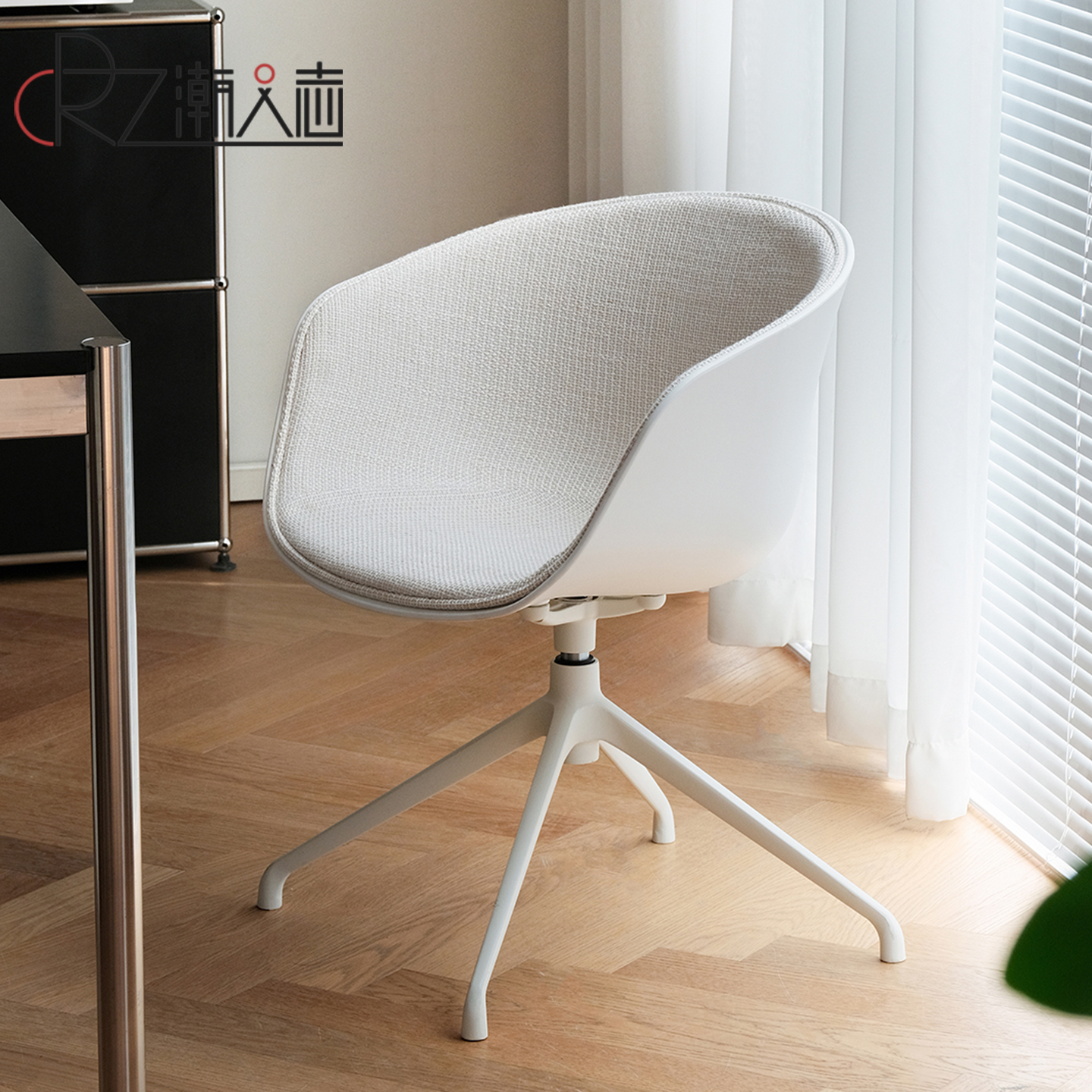 北欧设计师AAC24 Chair电脑椅家用休闲转椅书房靠背座椅办公椅子