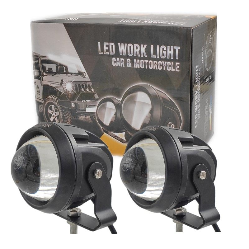 越野车双色大透镜激光炮LED射灯