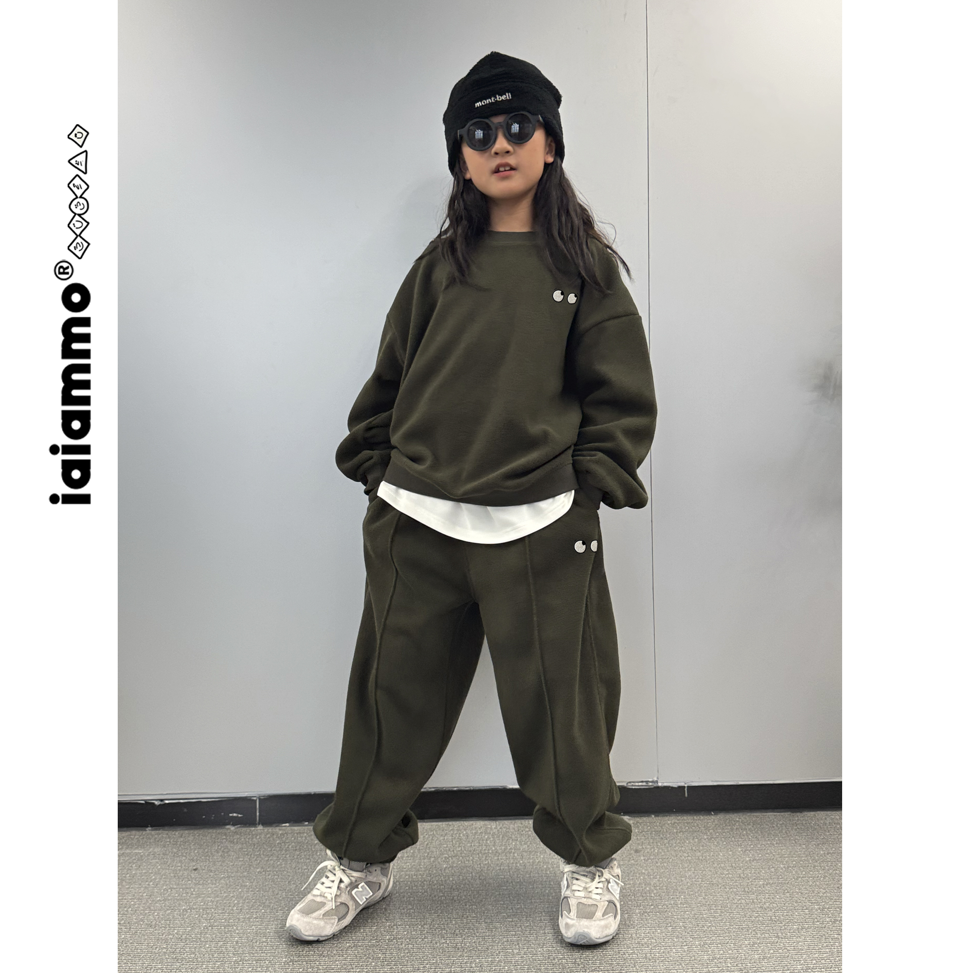 iaiammo | 25AW原创洋气「保暖摇粒绒」宽松男女中大儿童装 卫衣