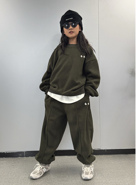 iaiammo | 25AW原创洋气「保暖摇粒绒」宽松男女中大儿童装 卫衣