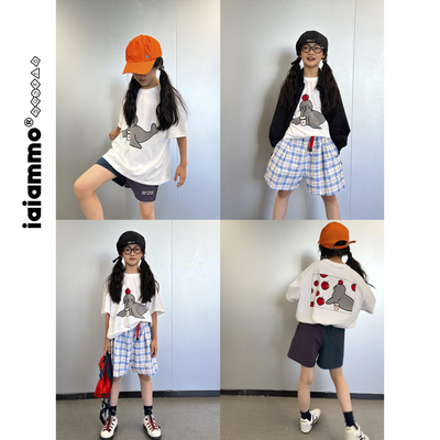 iaiammo防污科技男女中大童装T恤