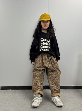 iaiammo丨原创设计25秋款 插画笑脸字母起泡印男女中大儿童装卫衣