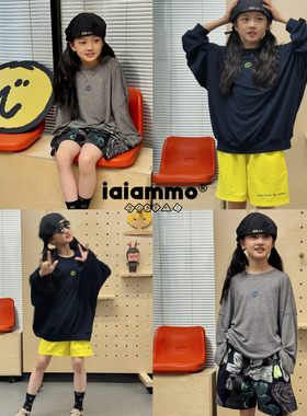 iaiammo丨25ss夏季天丝羊毛高端 男女中大童装长袖清爽防晒T恤