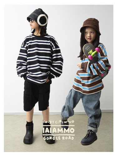 iaiam秋童中性韩版宽松长袖卫衣