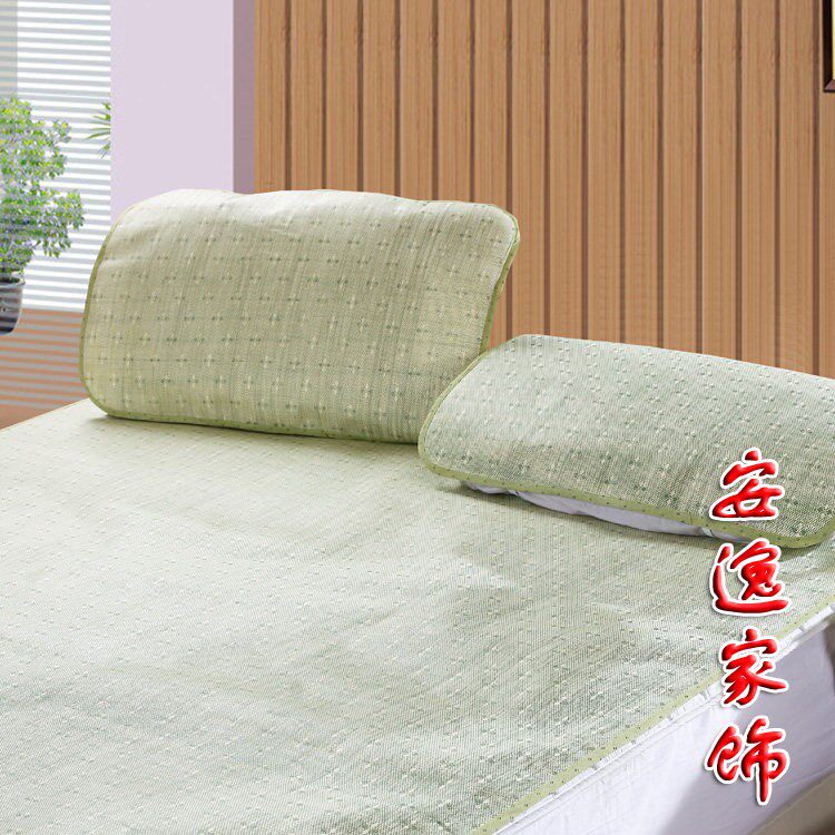 安艺家饰夏季清凉亚草凉席小枕套枕席枕套枕片小中大号特价清仓