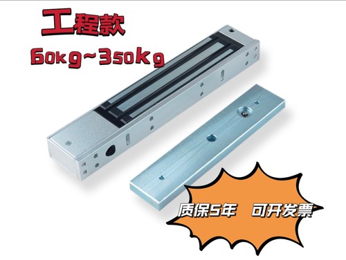 12V24V明装磁力锁单门磁力锁家用铁门延时防水带指示灯信号反馈