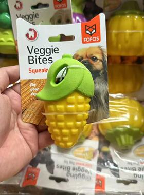FOFOS两只福狸发声狗玩具缤纷蔬菜宠物玩具磨牙耐咬洁齿狗狗自嗨