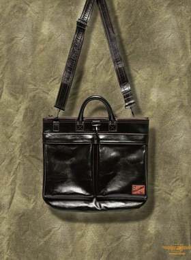 正规代理【superXY】现货 TOYS McCOY 马皮包 机车头盔包 2色可选