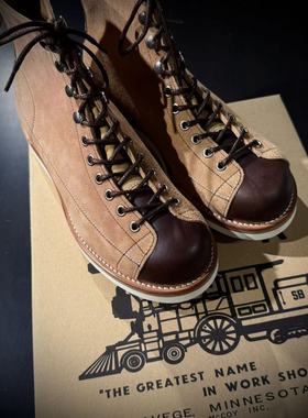 双十一促销【superXY】The REAL McCOY'S 短脸工装靴猴靴JOEMCCOY