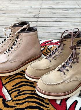 正规代理【superXY】现货 Brother Bridge 限定翻毛方头工装靴