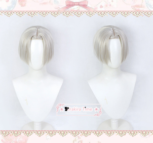 cosplay假发 东京卍复仇者 黑川伊佐那 佐野万次郎 银白色