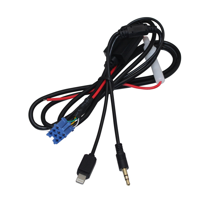 促销适用帕萨特B5宝来菠萝蓝宝CD机iPhone5 6 7 8 X充电AUX出口