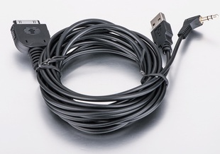 适用于苹果4 4S车载音频线充电线usb数据线三合一出口畅销产品