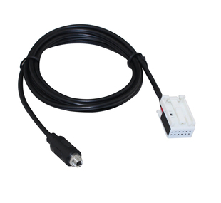 适用于宝马E60音频输入线AUX线3.5MM母头来螺纹汽车改装 用品出口