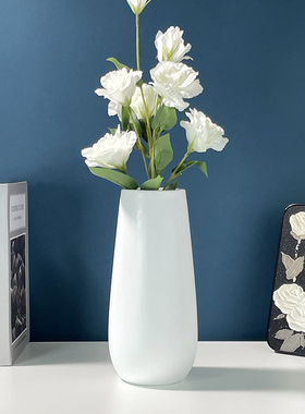 陶瓷花瓶摆件客厅插花水培花器素烧现代简约家居装饰品轻奢高级感