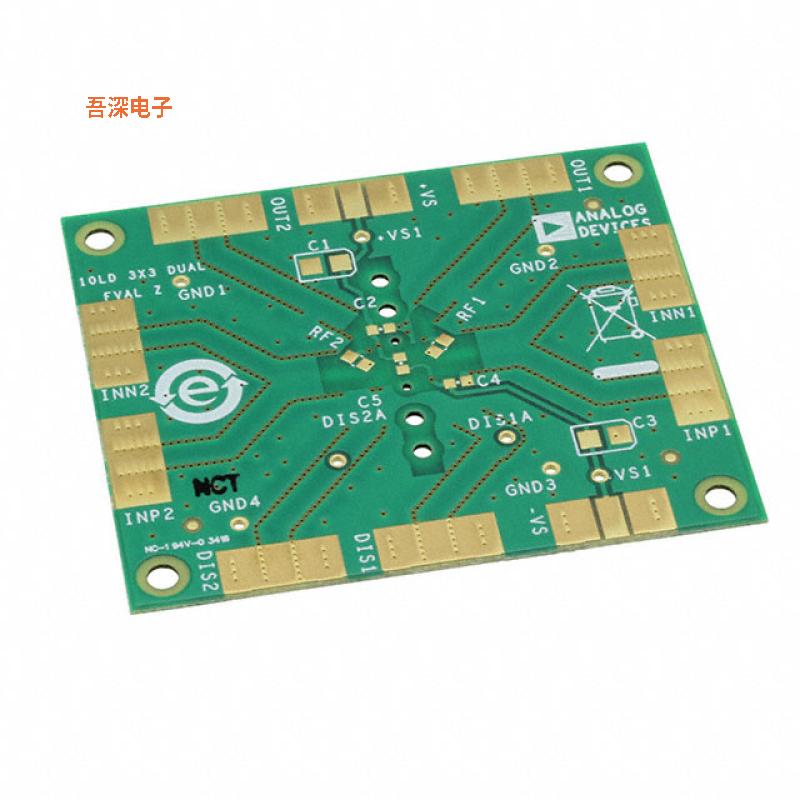 EVAL-HSAMP-2CPZ-10 |2 - 双BARE BOARD 10-LFCSP