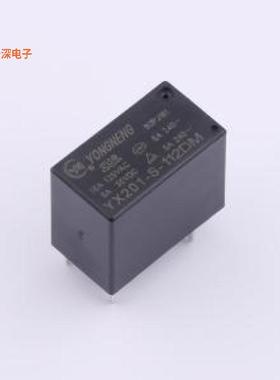 YX201-S-112DM |电流5A,12VDC,1组常开，0.45W功率继电器DIP-4