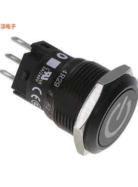 82-5951.1000.B002 |原装全新PUSHBUTTON, MOMENTARY, 19MM, ALU