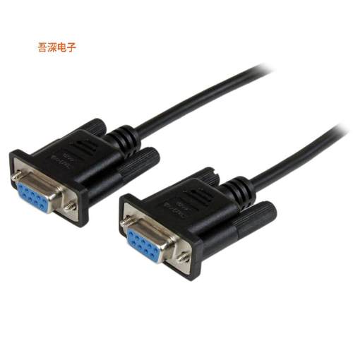 SCNM9FF1MBK |原装全新1M BLACK DB9 NULL MODEM CABLE