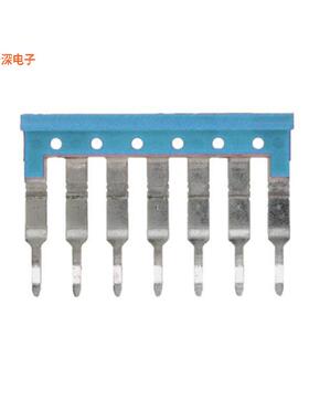 1718040000 |原装全新JUMPER TERM BLK 7POS FLAT PIN