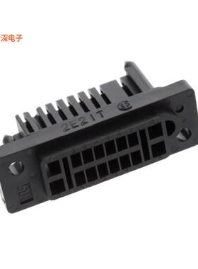 QR/P4-16P-C(21) |原装全新CONN PLUG HSG RACK & PNL 16P BLK