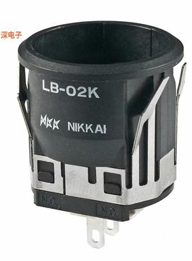 LB02KW01 |原装全新IND PB ILLUM RND BLACK SLD LUG