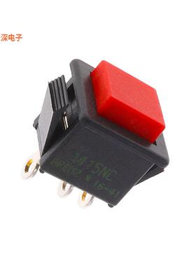 1415NC6 |面板安装，卡入式SWITCH PUSHBUTTON SPDT 3A 12V