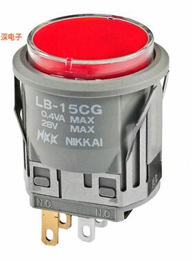LB15CGG01-5C-JC |原装全新SWITCH PUSH SPDT 0.4VA 28V