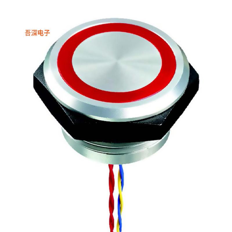 PN1L-M2AFB002D0B |前面板安装30MM PIEZO RING 12VDC BLUE