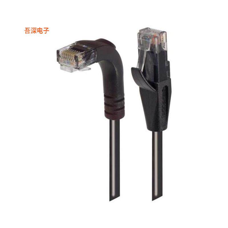 TRD815RABLK-10 |圆形线缆C5E PVC UTP STR-DWN BLK 10F