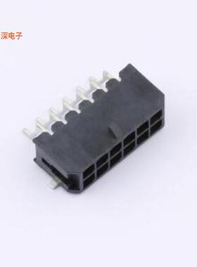 M3025RS-2x06-BK |LCP料 带焊片线对板针座SMD,P=3mm