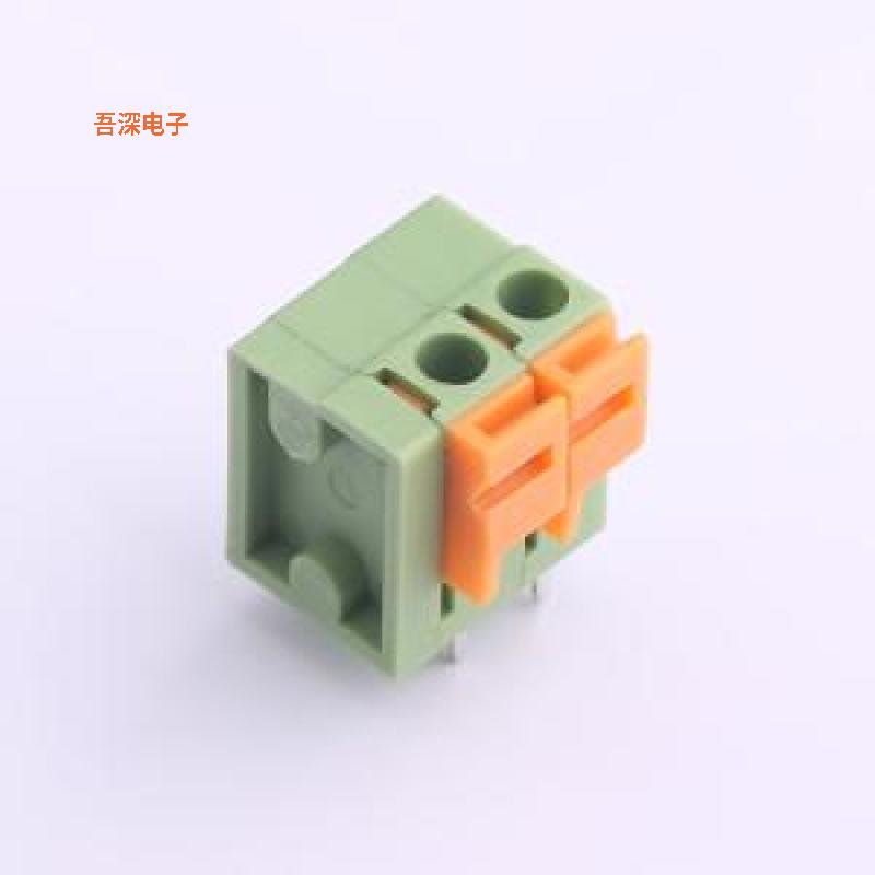 XY122V-5.08-2P |免螺丝弹簧式接线插件,P=5.08mm