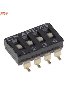 DMR04T |SPSTSWITCH SLIDE DIP SPST 0.025A 24V