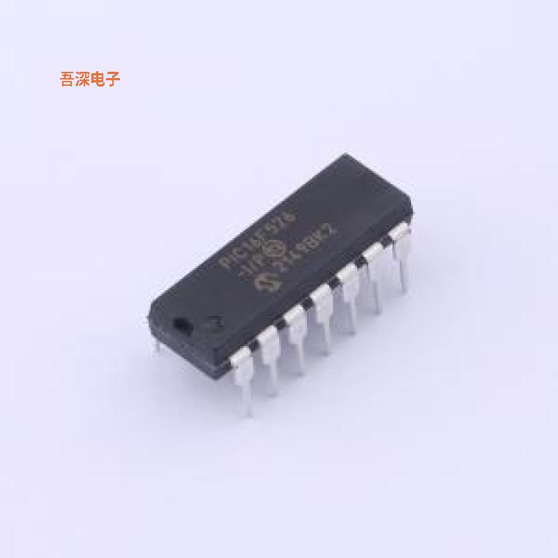 PIC16F526-I/P |原装PDIP-14IC MCU 8BIT 1.5KB FLASH 14DIP