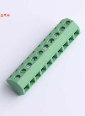 DB127S-5.08-10P-GN-S |原装插件,P=5.08mm螺钉式接线