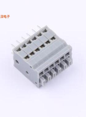 KF141AV-2.5-6P|原装插件,P=2.5mm弹簧式接
