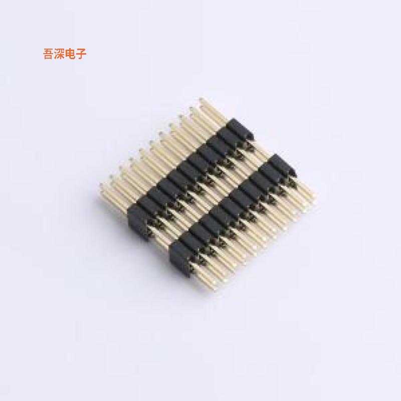 X1322WV-2x11H-C40D30-E80 |排针(X1322)1.27双排双塑