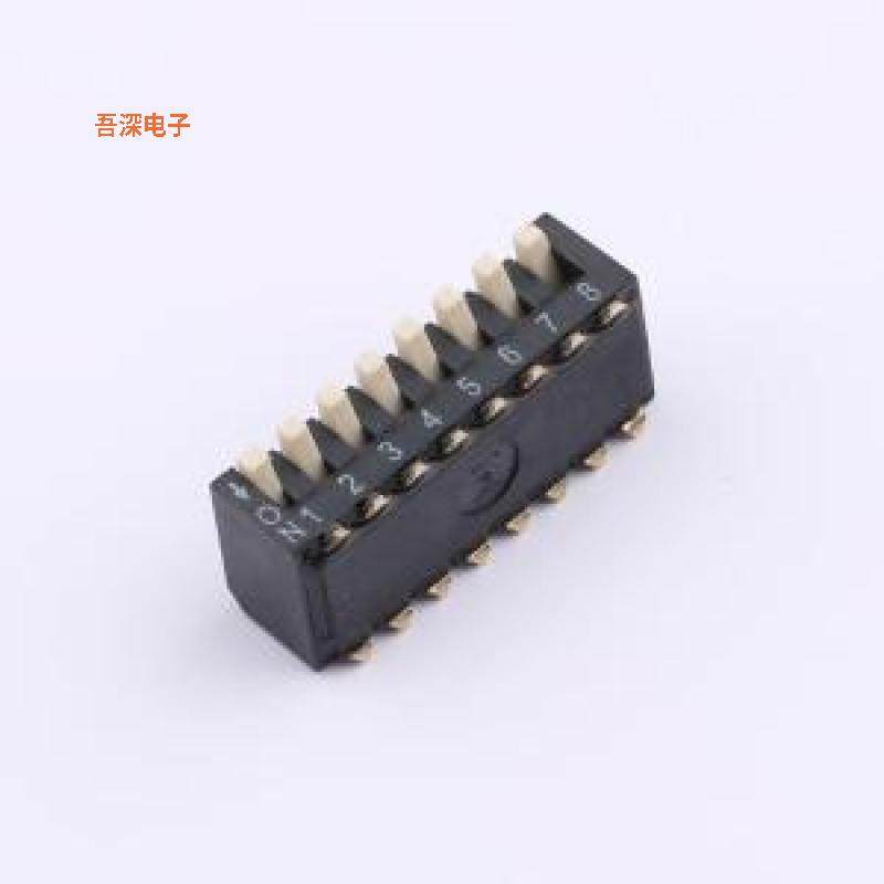 DSPV-08-LS-GET |DSPV贴片型侧拨拨码SMD,P=2.54mm