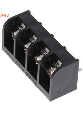 CB11220407 |隔板接线座CONN TERM BLK PC BARR 4POLE