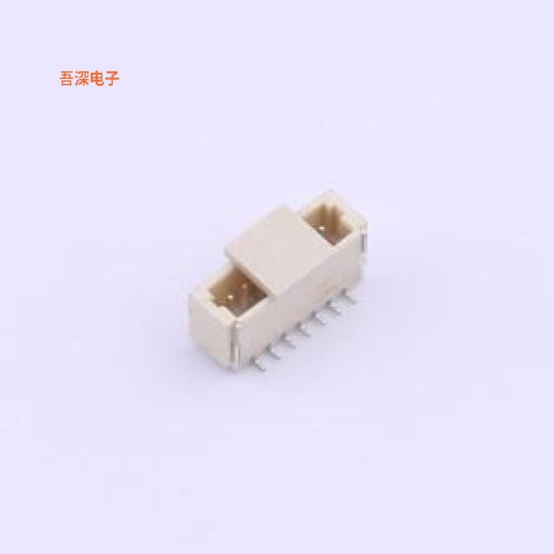 WAFER-SH1.0-7PLB |加盖线对板针座SMD,P=1mm