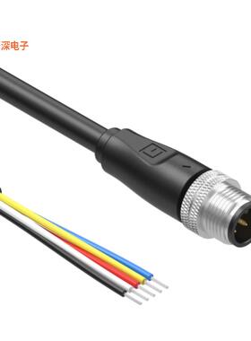 10-04497 |插头CIRC CBL 5POS PLUG TO WIRE 9.84'