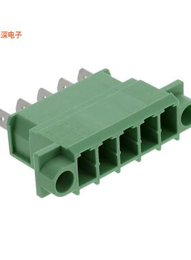 1861183 |接头，公引脚TERM BLK 5POS GREEN