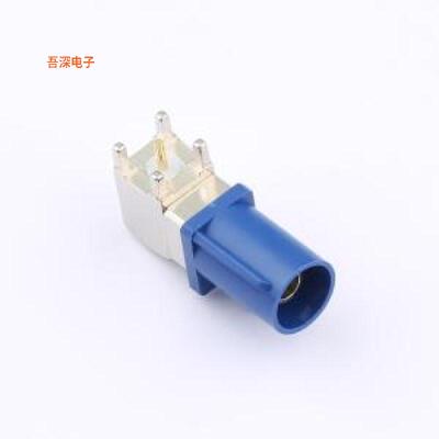 XK1PWM13-ND34-C|原装全新FAKRA板端公头-卧式插板，C Code/蓝