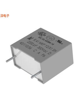 R413N310050D0K |0.1 FCAP FILM 0.1UF 10% 1.2KVDC RAD