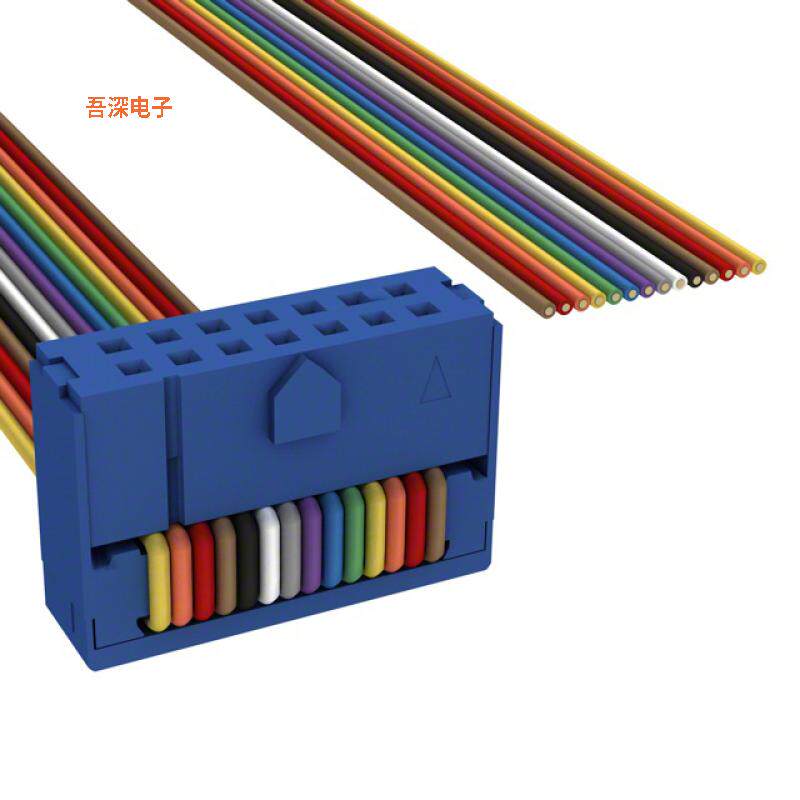 C1DXS-1436M |插口至线缆IDC CABLE - CKR14S/AE14M/X