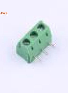 DB301R-3.96-3P-GN-S |原装弯插,P=3.96mm螺钉式接线