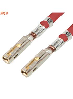 2163002123 |接触端MX150 F-F 225MM 14 AWG LEADS RD