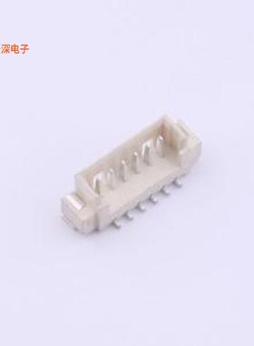 WTC01L06BA |1.25间距6PIN立贴线对板针座SMD,P=1.25mm